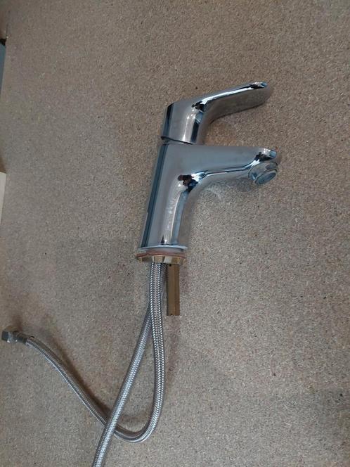 Hansgrohe Wastafelkraan Chroom, Doe-het-zelf en Verbouw, Sanitair, Zo goed als nieuw, Kraan, Chroom, Rvs, Ophalen of Verzenden
