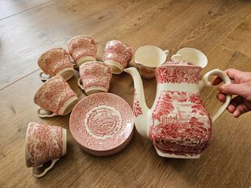 English Ironstone Tableware 15-delig Castles thee servies 
