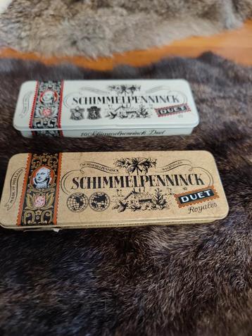 Vintage Schimmelpenninck Duet sigarenblikjes (2x) beschikbaar voor biedingen