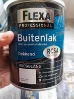 Flexa Professional Buitenlak RAL 9010 Hoogglans - Nieuw!, Doe-het-zelf en Verbouw, Verf, Beits en Lak, Wit, Nieuw, Ophalen of Verzenden