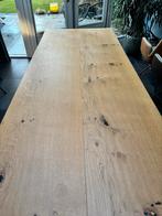 Grote Massief Eiken Tafel, Huis en Inrichting, Tafels | Eettafels, Ophalen, Gebruikt, Eikenhout, 200 cm of meer