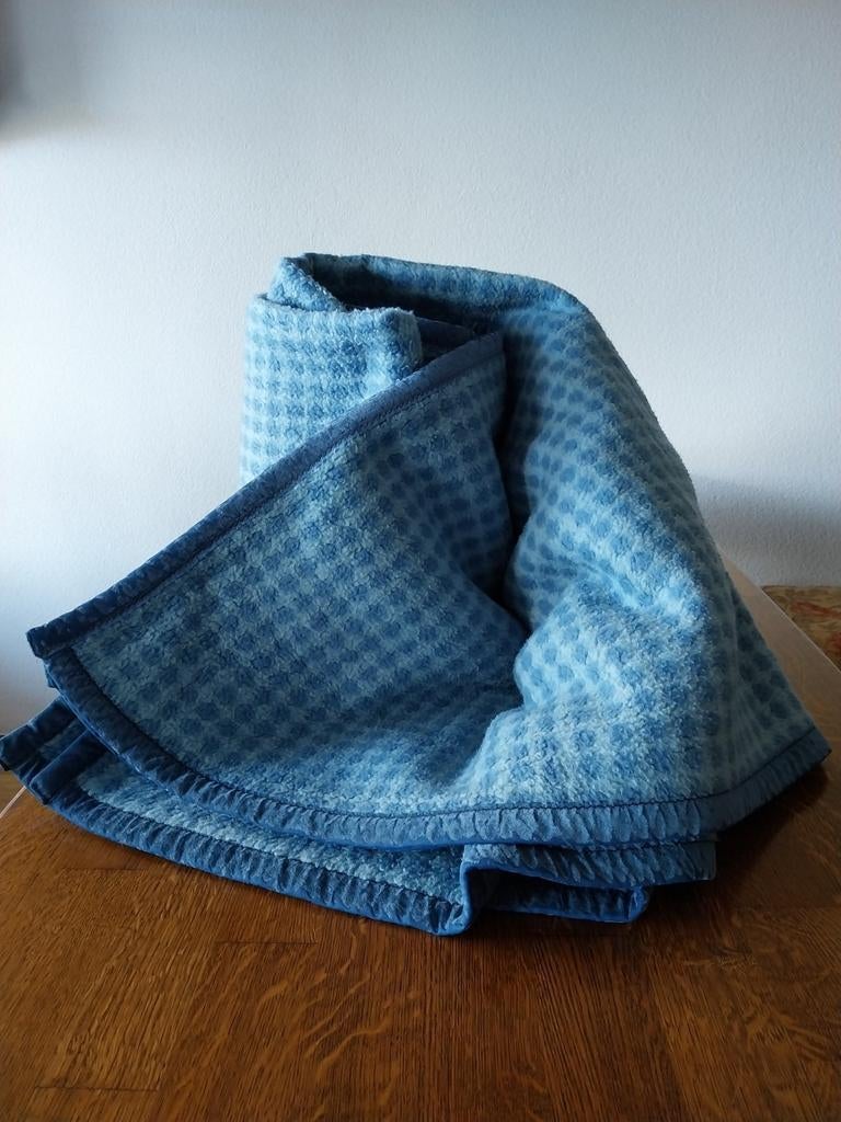 Deken van Van Wijk, Huis en Inrichting, Ophalen, Eenpersoons, Blauw, Deken of Dekbed