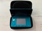 Nintendo 3DS koraal blauw met veel spellen zgan compleet, Ophalen of Verzenden, Zo goed als nieuw, Blauw, 3DS