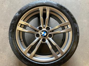 18” BMW Styling 441M velgen Continental banden 3 + 4 serie F beschikbaar voor biedingen