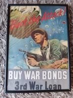 Us ww2 PARATROOPER POSTER, Ophalen of Verzenden, Landmacht, Amerika