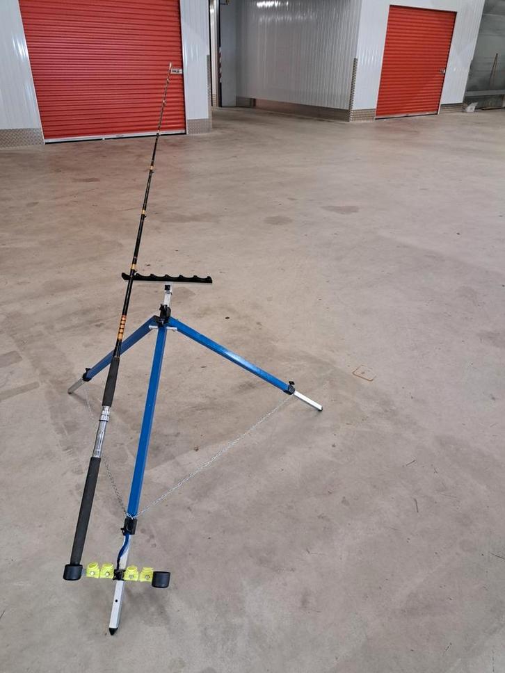 Shakespeare Sigma boothengel 1,95m, Watersport en Boten, Hengelsport | Zeevissen, Zo goed als nieuw, Werphengel, Ophalen