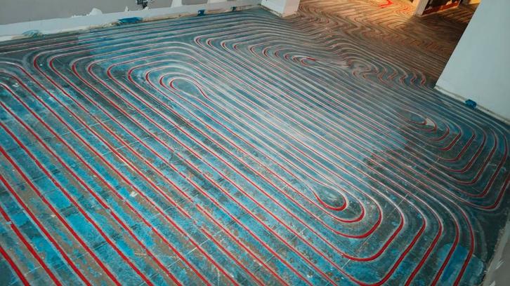 Vloerverwarming installatie, Doe-het-zelf en Verbouw, Verwarming en Radiatoren, Zo goed als nieuw, Overige typen, Minder dan 30 cm