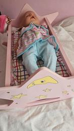 Babyborn pop met bed en kleertjes, Kinderen en Baby's, Speelgoed | Poppen, Ophalen of Verzenden, Gebruikt, Babypop