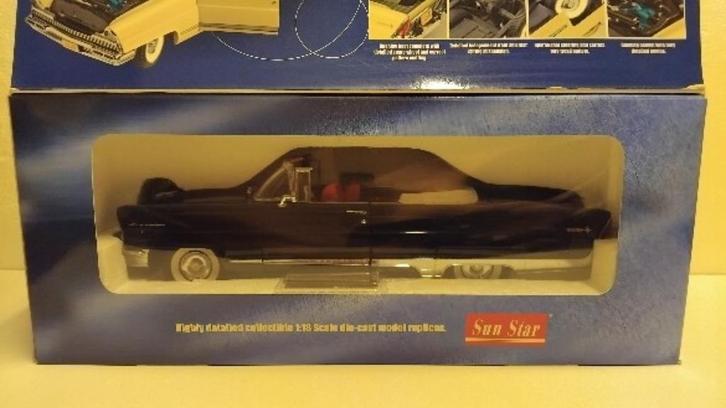 Lincoln Premiere cabriolet zwart Platinum Sun Star 1:18 KRD, Hobby en Vrije tijd, Modelauto's | 1:18, Zo goed als nieuw, Auto