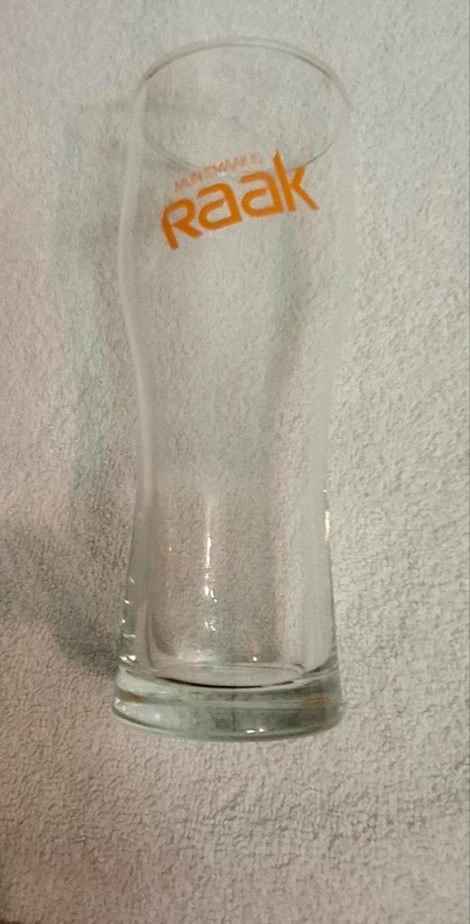 Raak Glas - Mijn Smaak is Raak, Verzamelen, Glas en Borrelglaasjes, Zo goed als nieuw, Frisdrankglas, Ophalen of Verzenden