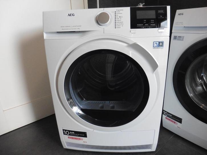 Warmtepompdroger AEG, Witgoed en Apparatuur, Wasdrogers, Niet werkend, Overige typen, Voorlader, 6 tot 8 kg, 85 tot 90 cm, Anti-kreukfase