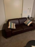 Leren bank, Huis en Inrichting, Ophalen, Gebruikt, Leer