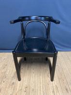 Zwarte Vintage IKEA  houten eetkamerstoel in Thonet stijl, Ophalen, Gebruikt, Vintage IKEA Thonet stijl jaren 80, Zwart