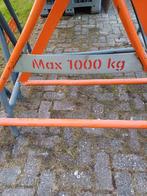 schraag  metaal , 1000 kilo schraag schraagbok bok, Ophalen, Zo goed als nieuw, Overige typen, Minder dan 2 meter