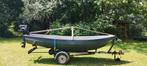 Zeer nette stalen vlet/ boot, Ophalen, Gebruikt, Minder dan 100 pk, Minder dan 10 meter