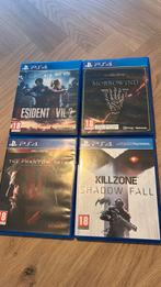 Vier PS4 Titels, 1 speler, Ophalen of Verzenden, Zo goed als nieuw, Vanaf 3 jaar