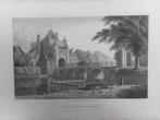 1 / Groote Hout-Poort Grote Houtpoort Haarlem Gravure 1825, Ophalen of Verzenden
