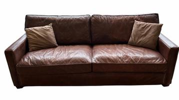 Timothy Oulton Viscount William 3-zitsbank – Vintage Cigar – beschikbaar voor biedingen