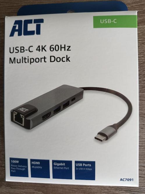 Multiport docking station, Computers en Software, Dockingstations, Nieuw, Docking station, Laptop, Tablet, Ophalen of Verzenden