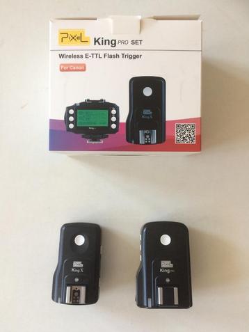 Pixel King Pro set Wireless E-TTL Flash Trigger Canon  beschikbaar voor biedingen