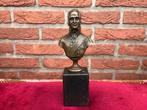 kleine bronzen buste van een staatsman, Antiek en Kunst, Ophalen of Verzenden