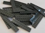 Partij 25x nieuwe donker grijze 2x10 Lego platen, Ophalen of Verzenden, Nieuw, Losse stenen, Lego