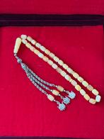 Tesbih damla kehribar, Sieraden, Tassen en Uiterlijk, Kettingen, Ophalen of Verzenden, Zo goed als nieuw, Overige materialen