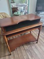 bureau computermeubel met leren blad mahonie, Ophalen, Heikant 21 Kaatsheuvel, Belle Vieille Brocante, Zo goed als nieuw