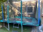 Trampoline vierkant 2.10 meter bij 3.10 meter, Ophalen of Verzenden, Zo goed als nieuw