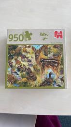 Jonge wilde dieren puzzel als nieuw, Hobby en Vrije tijd, Ophalen of Verzenden, Minder dan 500 stukjes, Zo goed als nieuw