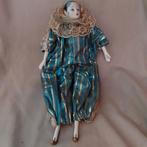 Vintage Venetiaanse Harlekijn,  pierrot, pop, Ophalen of Verzenden