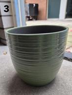 Verschillende bloem/planten potten, Tuin en Terras, Bloempotten, Ophalen, Overige materialen, Rond, Zo goed als nieuw