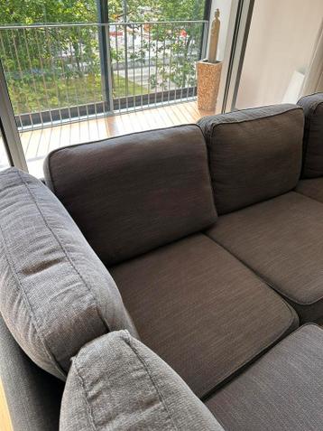 IKEA stoffen 5-zits hoekbank antraciet - afbeelding 4