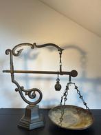 Antieke bronzen balansweegschaal – uniek decoratief stuk, Ophalen, Brons