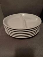 6 Fondue-borden, Huis en Inrichting, Keuken | Servies, Gebruikt, Ophalen of Verzenden, Bord(en), Overige stijlen