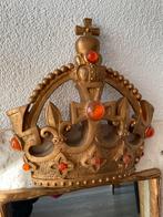 Gave spiegel met kroon, Ophalen, Rechthoekig, Minder dan 50 cm, Minder dan 100 cm