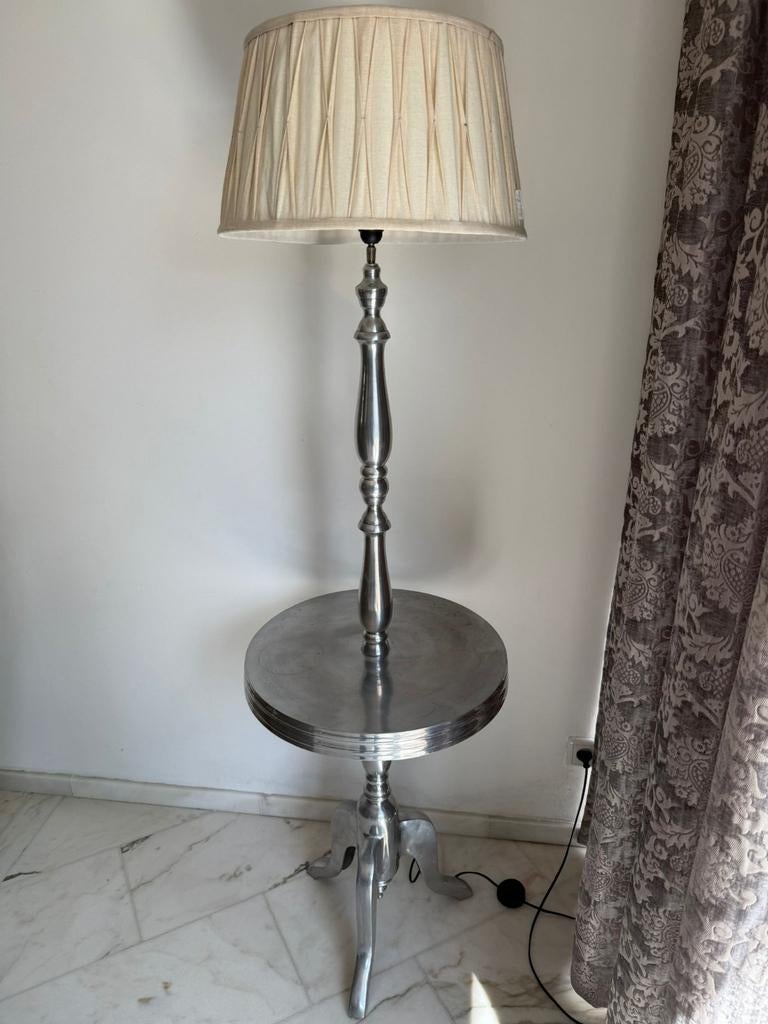 2 Riviera Maison lampen met bijzettafel, Huis en Inrichting, Ophalen, Gebruikt, 100 tot 150 cm, Landelijk, Riviera Maison