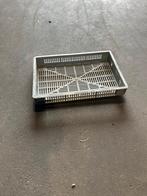 geperforeerde kratten 600x400 mm grijs hoogte 65mm, Doe-het-zelf en Verbouw, Kratten en Dozen, Gebruikt, 40 tot 60 cm, 50 tot 75 cm
