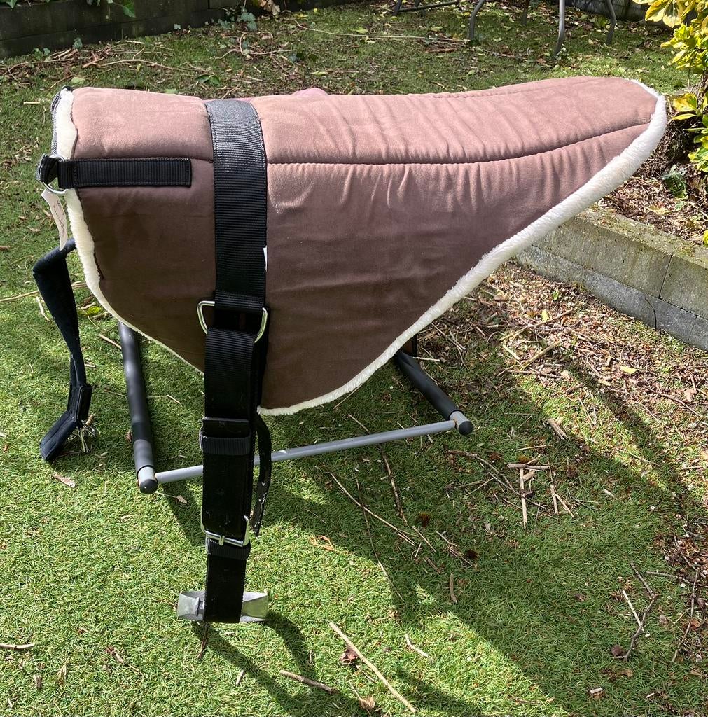 Barebackpad inclusief singel en verwijderbare beugels, Dieren en Toebehoren, Ophalen of Verzenden, Zo goed als nieuw