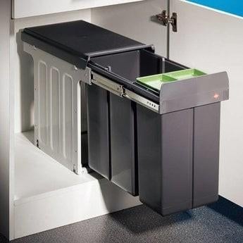 Nieuw WESCO Profiline Inbouwafvalemmer 20+10L, Ophalen of Verzenden, Nieuw