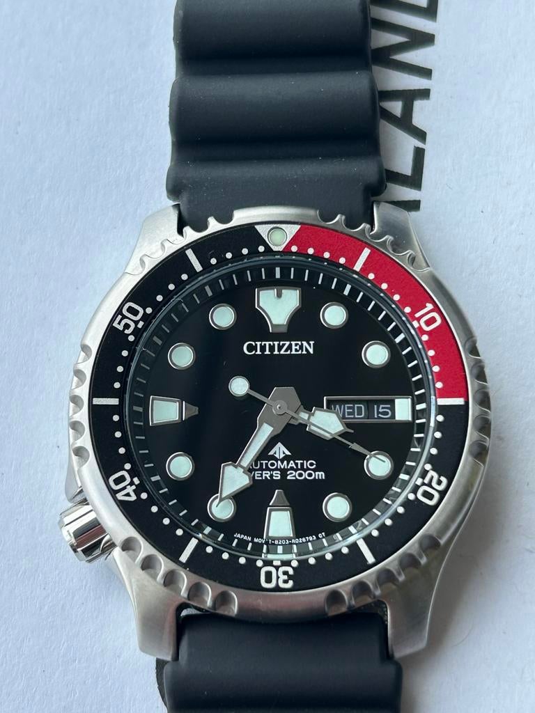 Citizen Promaster Automatic Divers 200M - Nieuw in doos, Sieraden, Tassen en Uiterlijk, Horloges | Heren, Staal, Nieuw, Kunststof