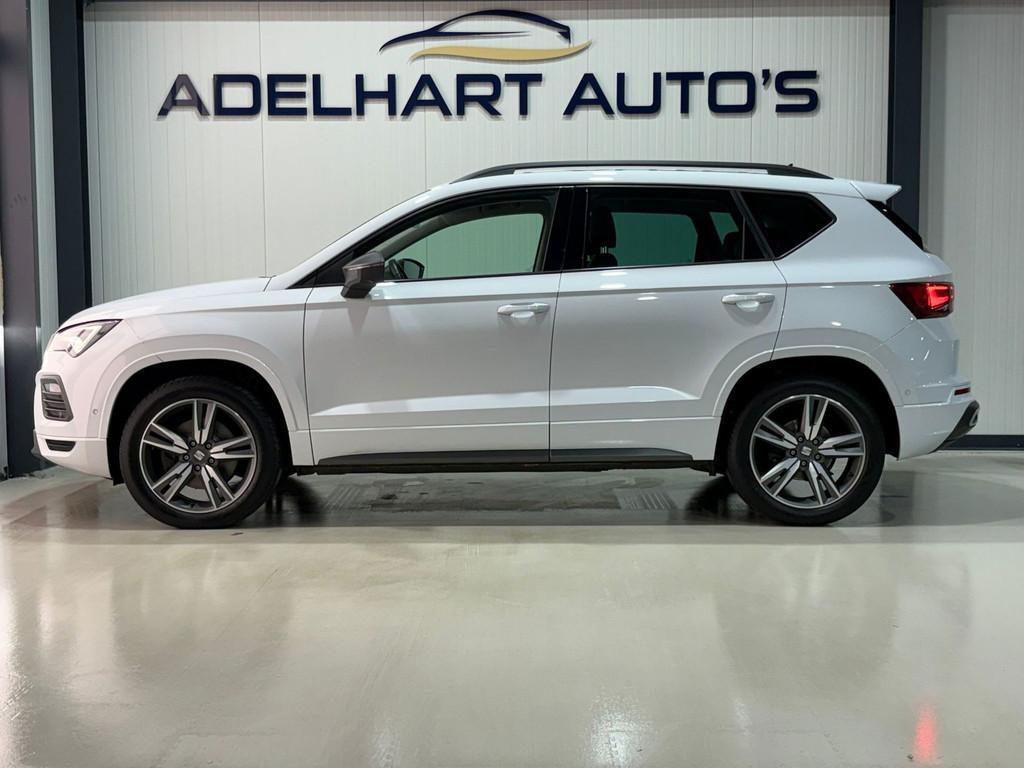 SEAT Ateca 2.0 TSI 4Drive FR Style Business Intense 190 PK A, Auto's, Seat, 15 km/l, Gebruikt, Zwart, Wit