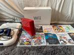 Wii console rood met 10 spellen en volop accessoires, Spelcomputers en Games, Games | Nintendo Wii, Ophalen, Gebruikt, Overige genres
