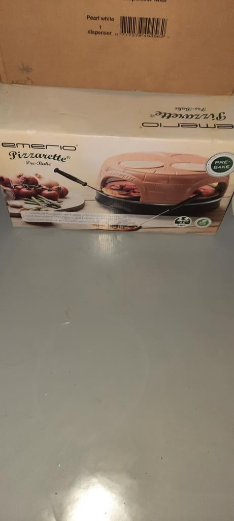 Niet gebruikte pizzarette 4 personen, Witgoed en Apparatuur, Gourmetstellen, Ophalen of Verzenden, Nieuw, 4 t/m 7 personen