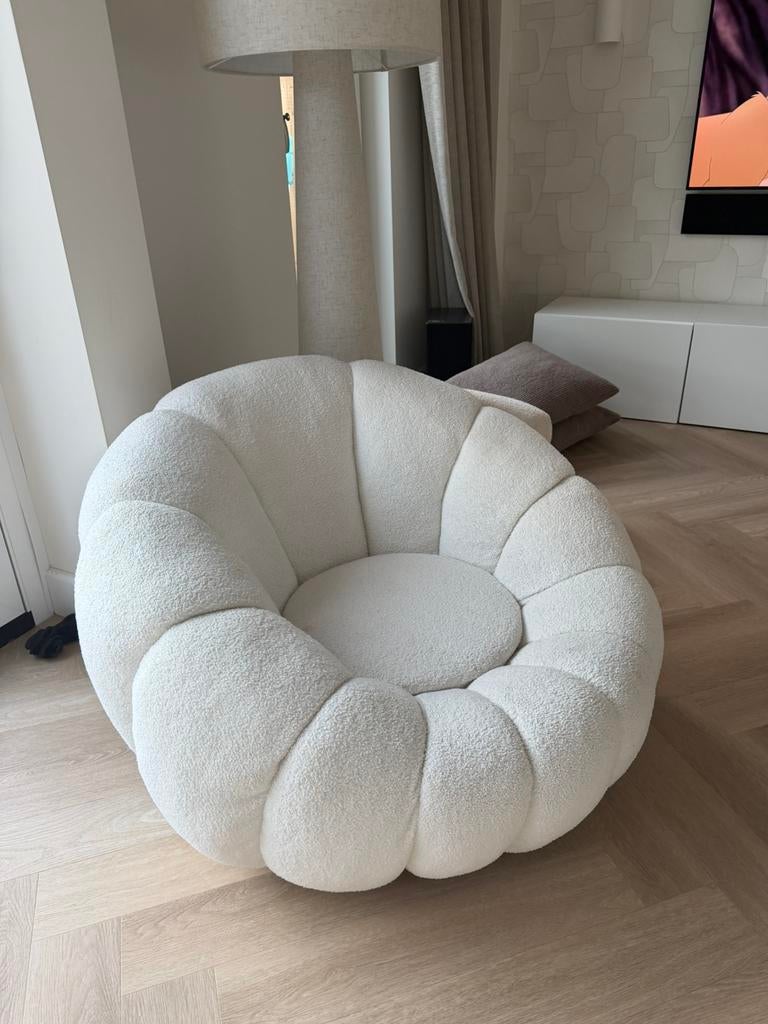 Teddy draai fauteuil, Huis en Inrichting, Fauteuils, Ophalen of Verzenden, Zo goed als nieuw, 50 tot 75 cm