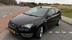 Ford Focus 2.5 20V Turbo 166KW 3D 2008 Zwart, Auto's, Ford, Stof, Handgeschakeld, Particulier, 1292 kg