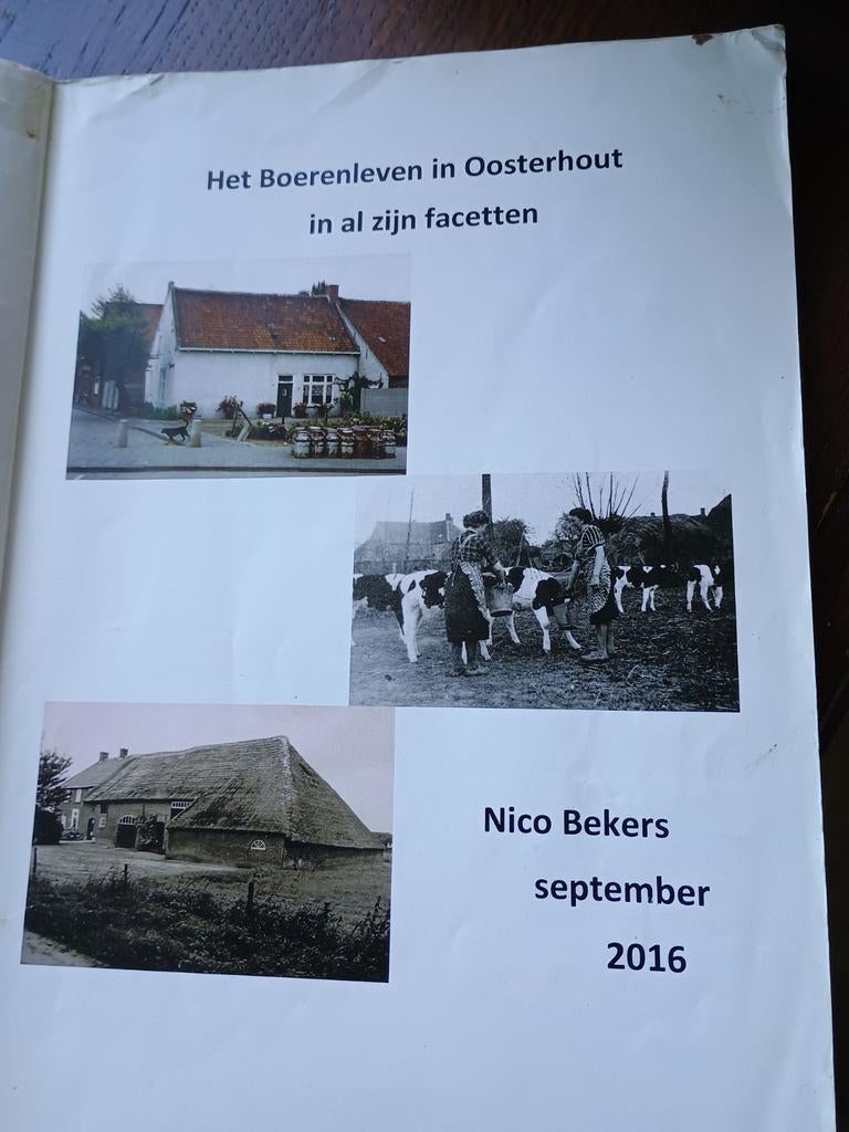 Te koop gevraagd: het boerenleven in oosterhout, Boeken, Ophalen of Verzenden, Gelezen, Overige onderwerpen, Nico Bekers
