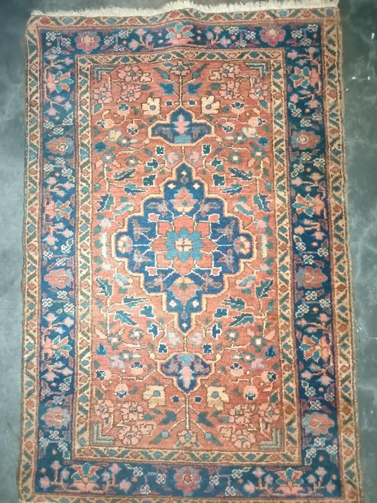 Mooi Perzisch tapijt - 137 x 89 cm, Gebruikt, 50 tot 100 cm, 100 tot 150 cm, Perzisch