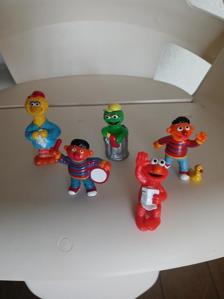 Sesamstraat/ Muppets poppetjes 5 stuks, Verzamelen, Poppetjes en Figuurtjes, Ophalen of Verzenden, Gebruikt