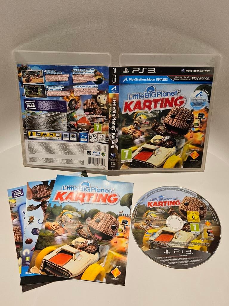 Little Big Planet Karting PS3, Avontuur en Actie, Ophalen of Verzenden, Zo goed als nieuw, 3 spelers of meer